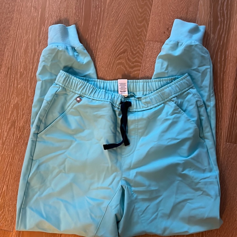 Figs Men’s Jogger Scrubs - S Small Short Green Blue